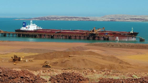 Relief: Iron ore miners such as Rio Tinto could save $540 million a year in shipping costs at current oil prices.