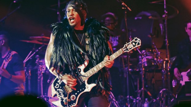 D'Angelo ultimately wowed the audience with thrashing guitars and improv.