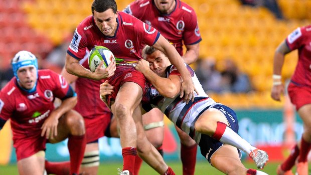Fullback Tom Banks hopes to get more Super Rugby game-time after signing with the Brumbies.