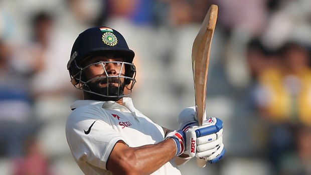 Awkward patch: Indian captain Virat Kohli has made just 46 runs in five innings.
