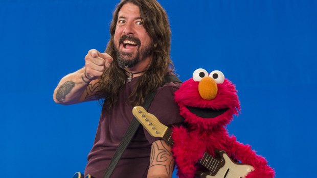 Dave Grohl in Sesame Street, 50th season.