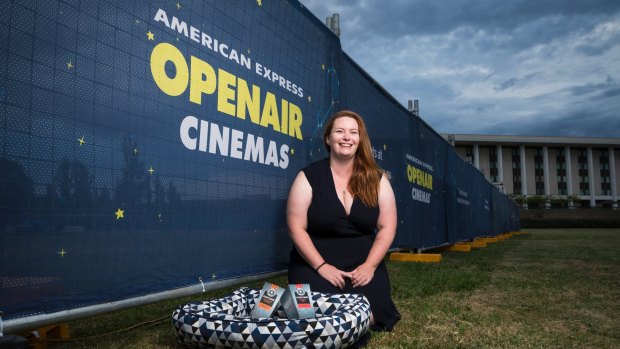 Openair Cinemas event manager Erin Algeo.