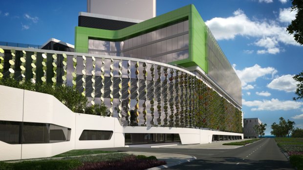 An artist impression of Perth's Children's Hospital that has been plagued by construction problems.
