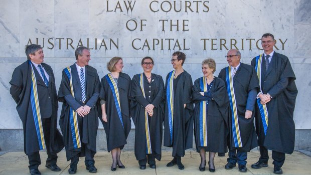 Canberra's judges welcomed the new addition to the bench on Monday.