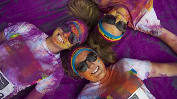 Clouds of colour will take over Commonwealth Park on Sunday for The Color Run.