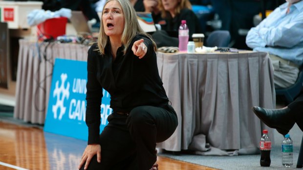 Canberra Capitals coach Carrie Graf isn't impressed with the ABC funding cuts to women's sport coverage. 