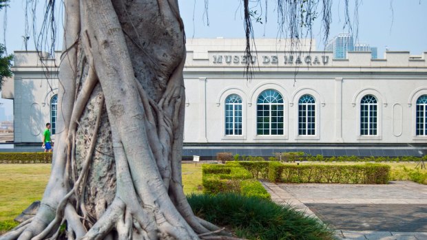 Macau Museum and Banyan Tree.