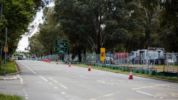 The light-rail project along Northbourne Avenue has divided opinion in Canberra.