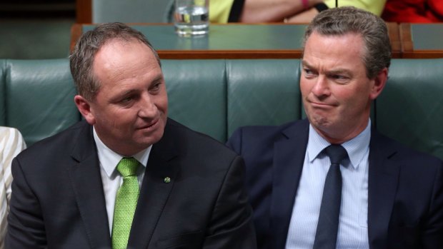 Agriculture Minister Barnaby Joyce. 