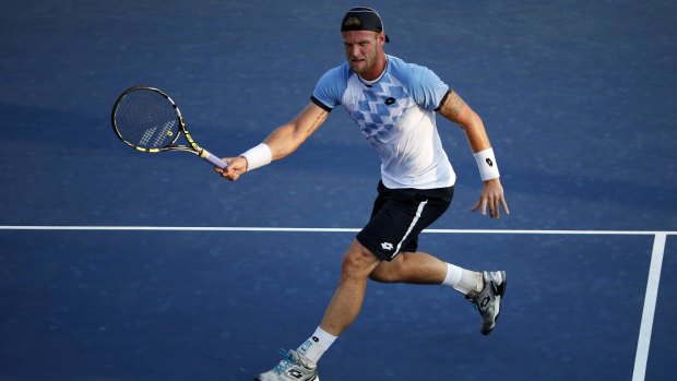 Sam Groth has been knocked out of the US Open.