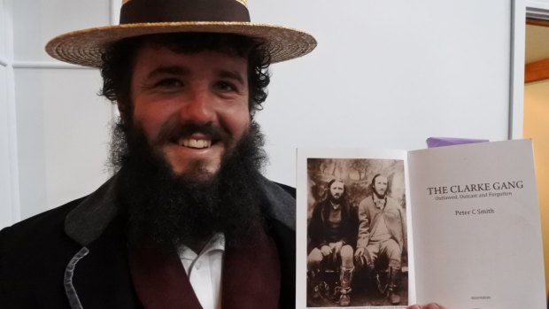 Members of the cast of the reenactment of the capture of the Clarke Gang. On April 29, the town of Braidwood will mark 150 years since the bushrangers' capture.