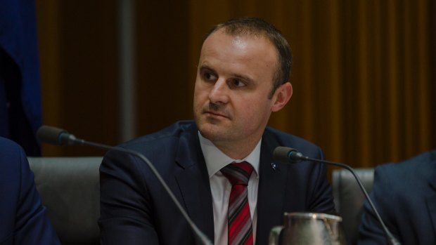 Chief Minister Andrew Barr's Twitter account was targeted by frustrated Canberrans.