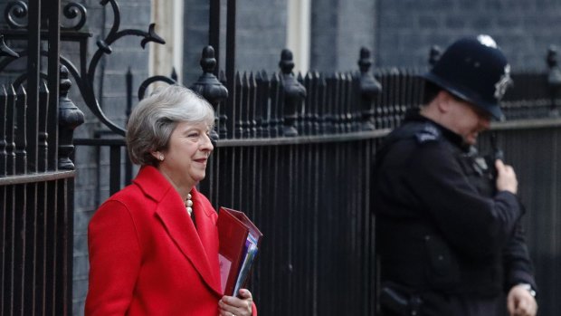 Britain's Prime Minister Theresa May is fighting for her political life.