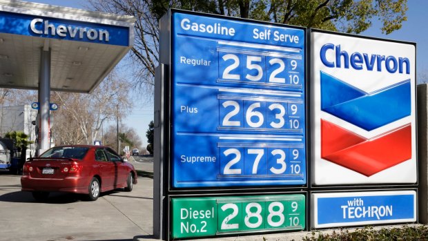 A Chevron gas station in Sacramento, California. The court case examined the tax deductibility of a $2.5 billion inter-company loan made from a Chevron subsidiary in Delaware to Chevron Australia.
