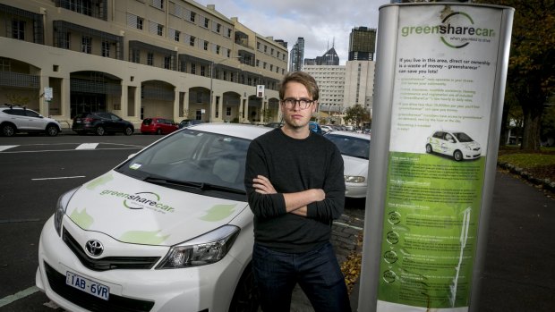 When is a free account not really free? Simon McKenzie and a GreenShareCar vehicle
