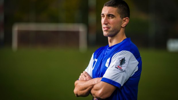 Canberra Olympic striker Stephen Domenici looking to trial with an A-League Club.