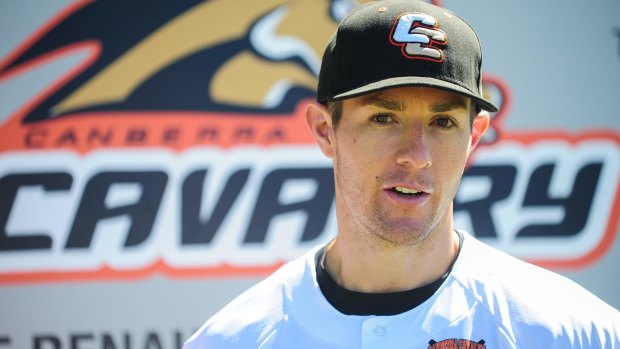 Canberra Cavalry manager Michael Collins.