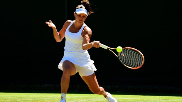Feeling good: Casey Dellacqua has been named in the team for next week's opening-round Fed Cup tie against Slovakia.
