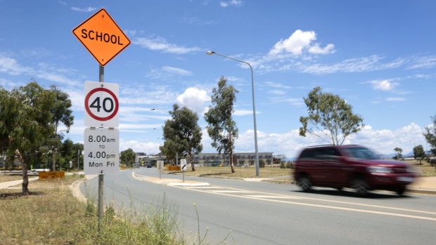 More than six leadfoot drivers a day were caught speeding in Canberra school zones last year, leading police to warn they putting the lives of children at risk.