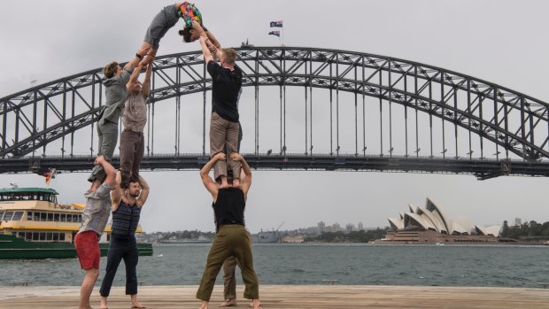 The Backbone cast is ready to reach new heights at Parramatta's Riverside Theatre.