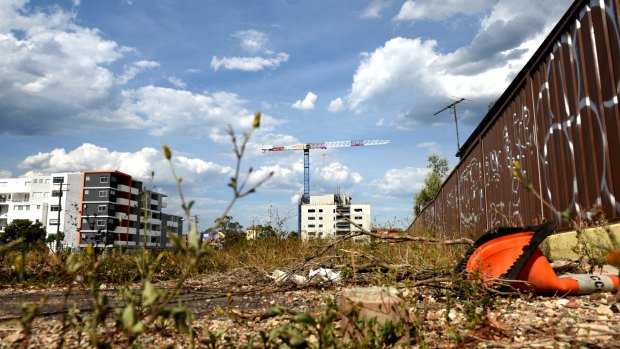 The undeveloped block of land at 548 Canterbury.