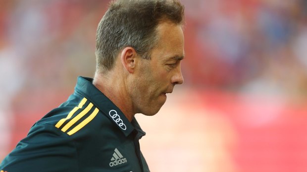 Hawks coach Alastair Clarkson.