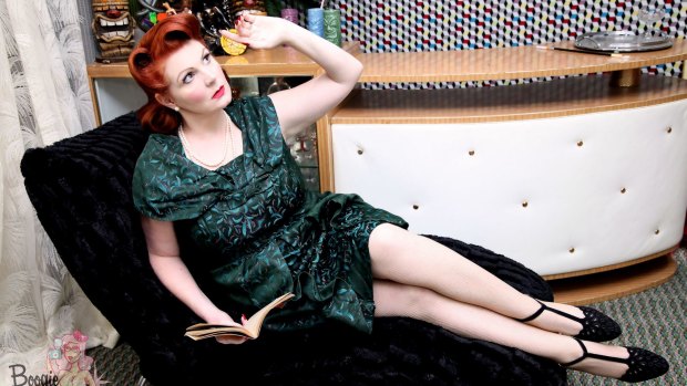 Miss Pinup Australia finalist Miss Tee Cee loves the fashions of the 1940s and 1950s.
