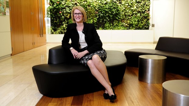 Happier times:  former Shared Services Centre chief executive Delaine Wilson.