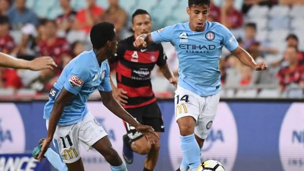 Whiz fizz: Teen sensation Daniel Arzani provided the spark that helped his City side claim a narrow win over Phoenix.