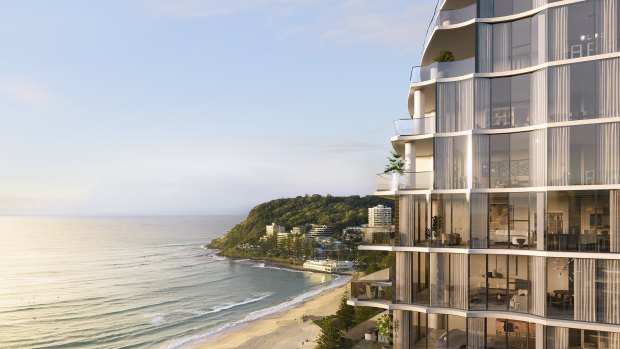 The Mondrian Gold Coast on the beach at Burleigh Heads is due for completion in 2023.