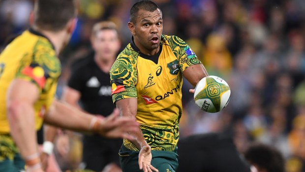 Inside-centre Kurtley Beale enjoys being able to rove during games.