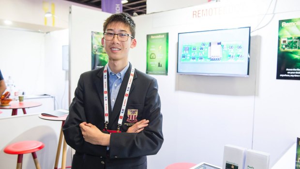 Ben Wang juggles school with a bustling tech trade.