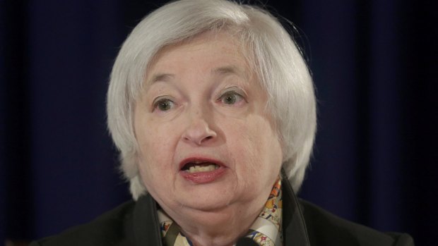 Federal Reserve chairwoman Janet Yellen met Regina Schleiger to "hear her perspectives on international developments".