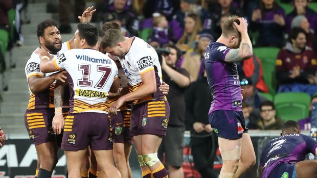 Winning form: The Broncos have rediscovered their best form in the lead-up to the NRL finals.