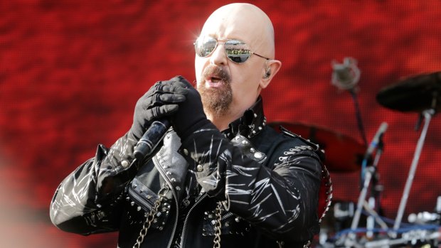 Rob Halford and Judas Priest led the crowd through some old-school metal.