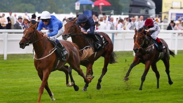 Impressive: William Buick rides Buratino to victory in the Coventry Stakes at Royal Ascot.
