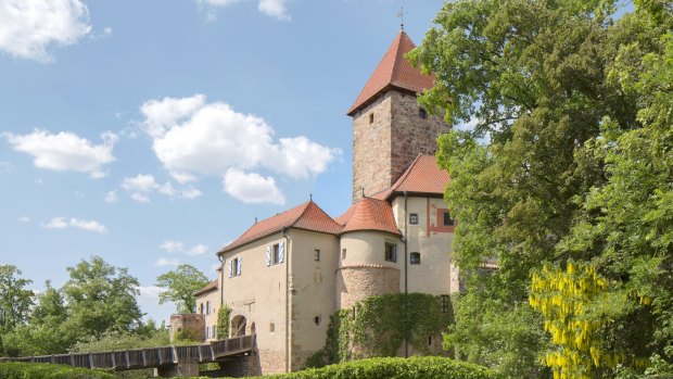 Hotel Burg Wernberg Bavaria has a fairytale enchantment to its looks but is up-to-date on the inside.