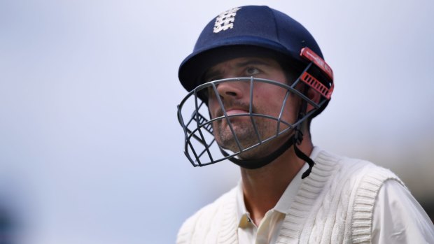 The determination is missing from Alastair Cook's eyes, says Mitchell Johnson.