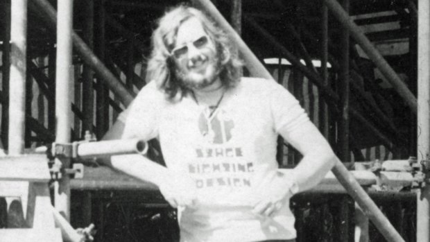 Peter Evans at Sunbury in 1974. 