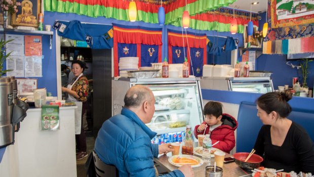 Lhasa Liang Fen, a Tibetan hole-in-the-wall restaurant in the Elmhurst neighborhood of Queens.