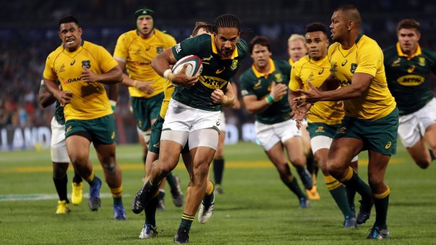 No split: Neither the Wallabies nor South Africa were able to claim a win after 80 minutes.