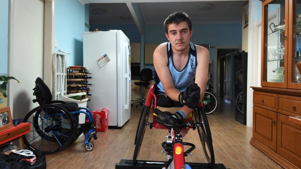 Greg started wheelchair racing in 2012 and hopes to compete on the world stage.