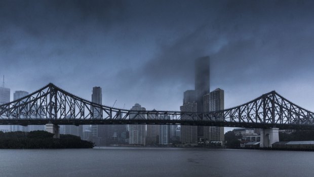 Heavy rain, damaging winds and possible hail are expected in Brisbane on Thursday.