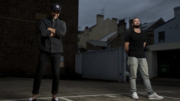 "A place like Newtown or the inner west, it has a creative energy to it": Nick Lupi and Jimmy Nice, of Spit Syndicate.