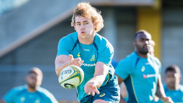 Ned Hanigan will play his second Wallabies Test on Saturday.