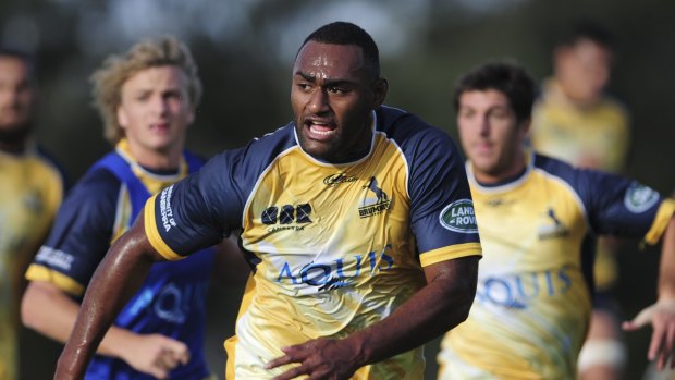 Still in the mix: Tevita Kuridrani looks set to retain the Wallabies No.13 jersey for the first Test against England.