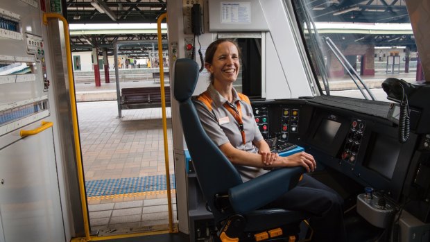 Michelle de Mol, train guard at Central station, is working this Christmas Day. 