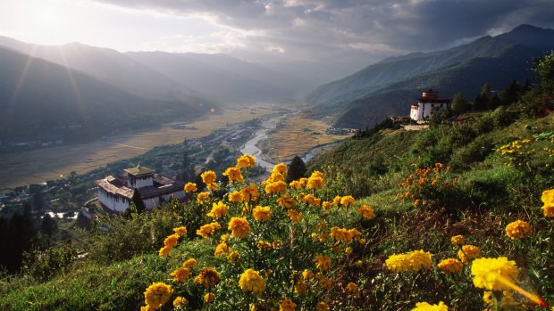 Paro valley.