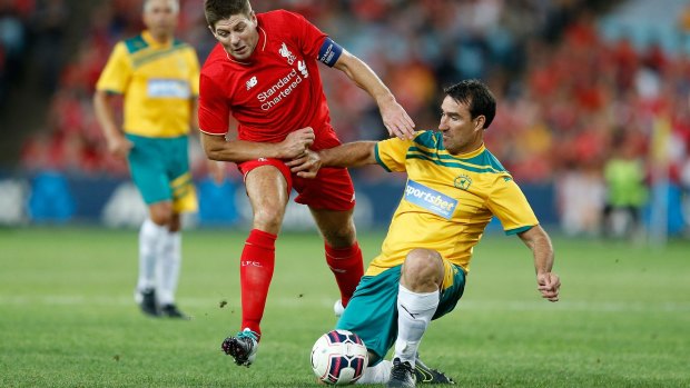 Former Socceroo and Centre of Excellence coach Tony Vidmar [right] believes A-League academies need more time before time before they are able to successfully develop players.