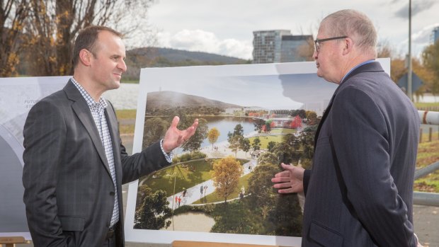 Andrew Barr and Malcolm Snow: The ACT government is still finalising the exact footprint of Floriade 2016, having been told by the NCA to stop killing trees.